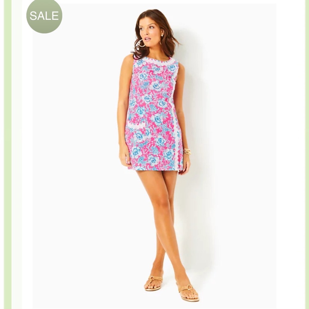 NWT Lilly Pulitzer Ginge Floral Shift Romper - Picture 4 of 16